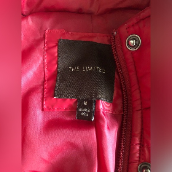 The Limited Cherry Red Quilted Vest - Picture 4 of 4